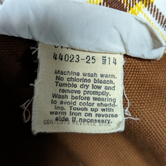 vintage WHITE STAG safari JACKET chore coat S - Picture 9 of 11